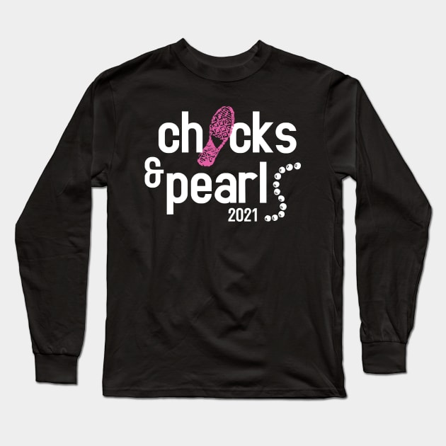 chucks and pearls 2021 Long Sleeve T-Shirt by baybayin